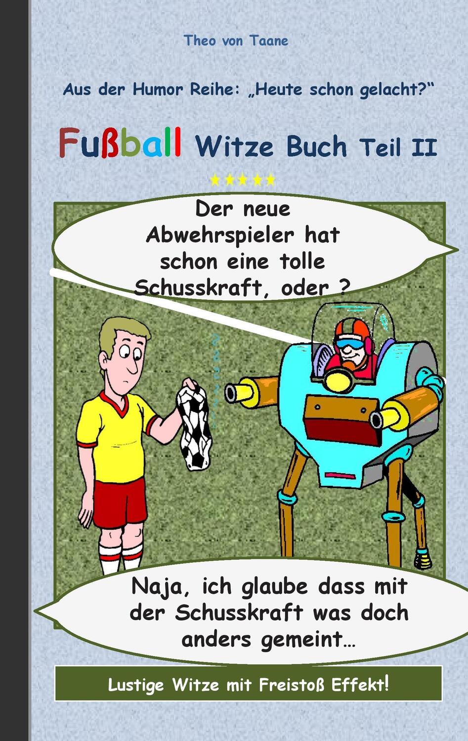 Cover: 9783738654448 | Fußball Witze Buch Teil II | Theo Von Taane | Taschenbuch | Paperback