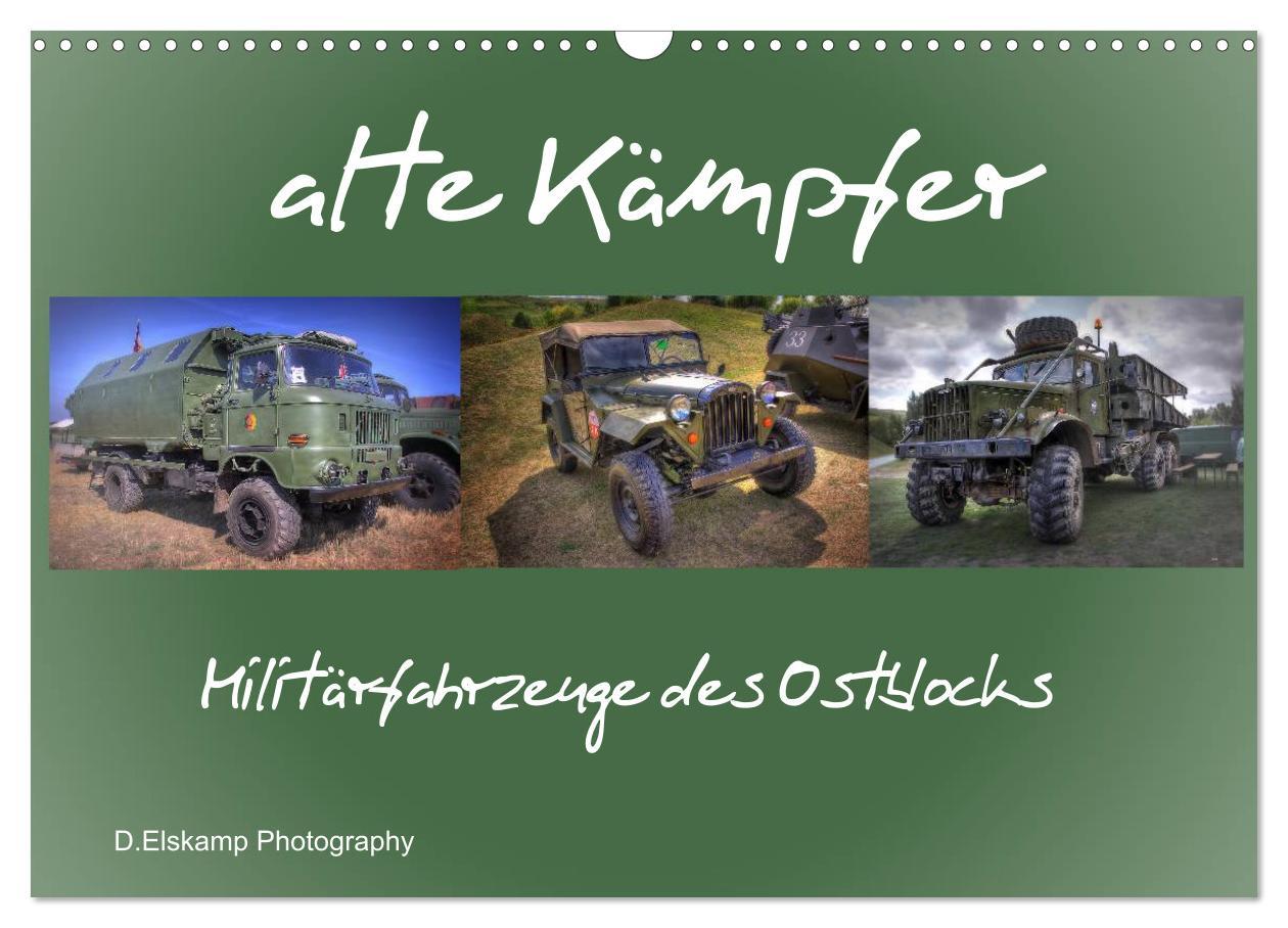 Cover: 9783435625390 | alte Kämpfer- Militärfahrzeuge des Ostblocks (Wandkalender 2025 DIN...