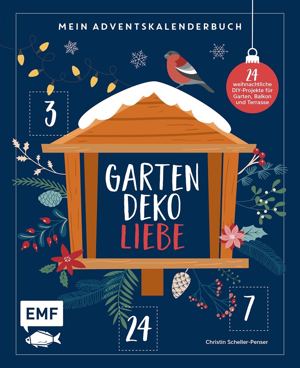 Cover: 9783745915808 | Mein Adventskalender-Buch: Gartendeko-Liebe | Christin Scheller-Penser