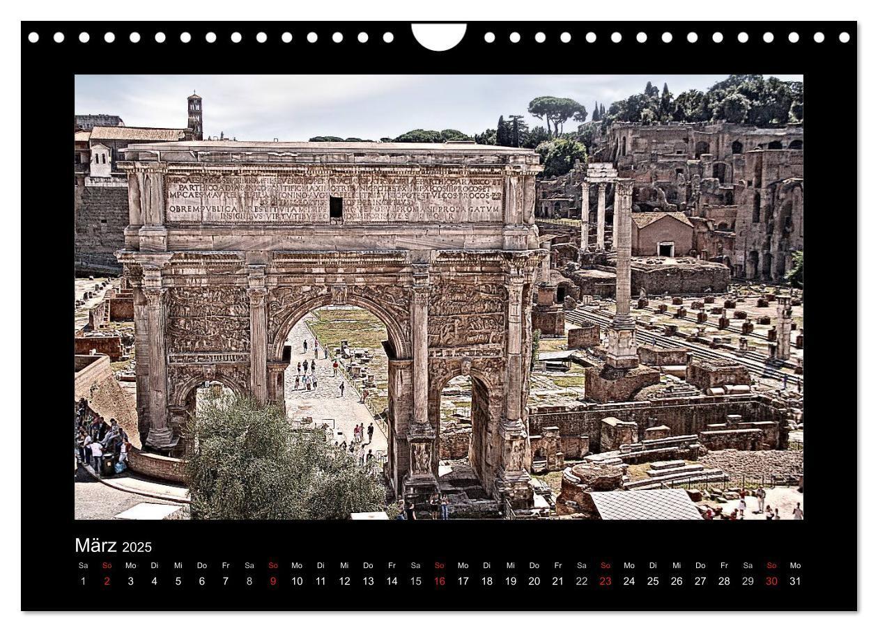 Bild: 9783435828142 | Roma (Wandkalender 2025 DIN A4 quer), CALVENDO Monatskalender | 2025