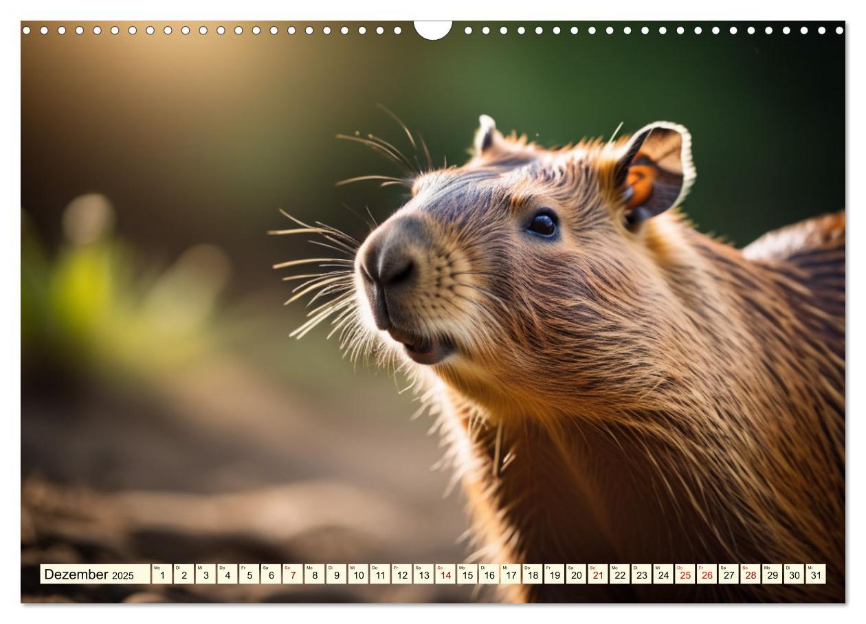 Bild: 9783457143780 | Capybaras - Wasserschweine die Herren der Gräser (Wandkalender 2025...