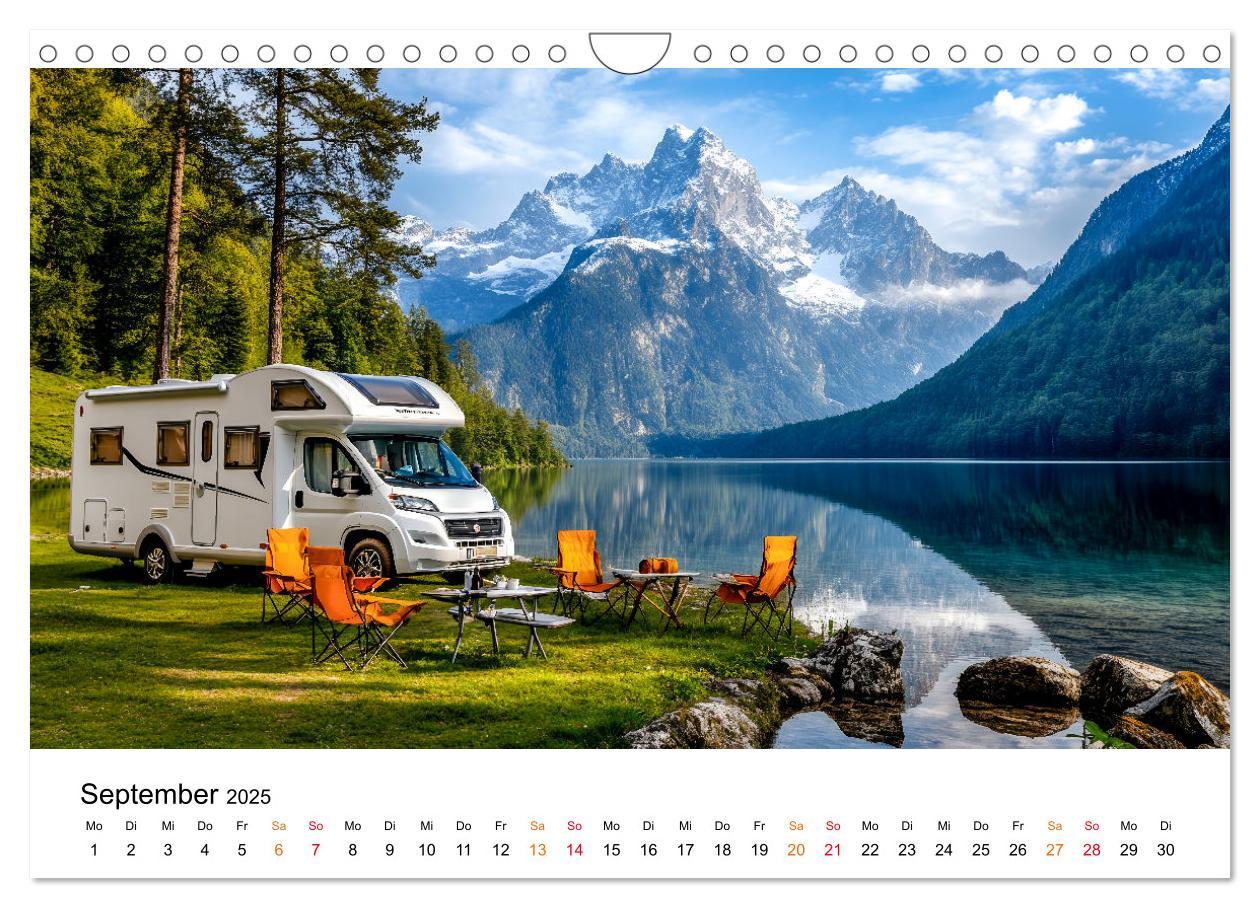 Bild: 9783457212158 | Wohnmobil grenzenlos (Wandkalender 2025 DIN A4 quer), CALVENDO...