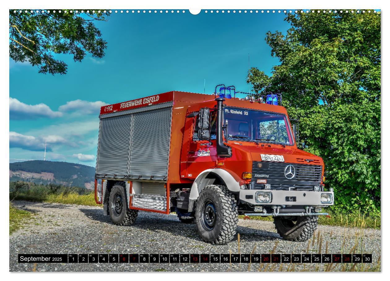 Bild: 9783435036813 | Feuerwehrfahrzeuge (Wandkalender 2025 DIN A2 quer), CALVENDO...