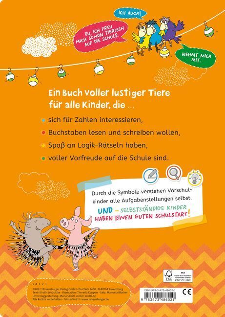 Bild: 9783473486021 | Mein großes Vorschulbuch | Buchstaben - Zahlen - Konzentration | Buch