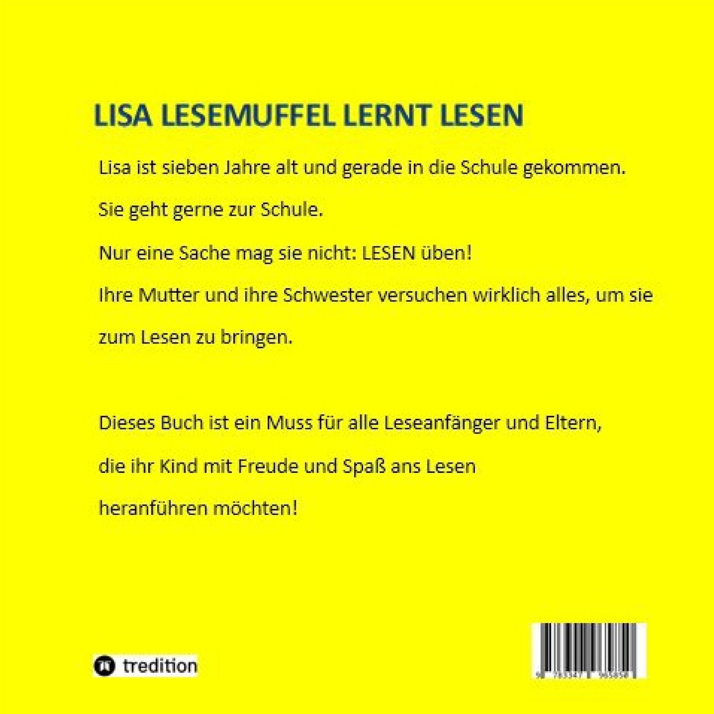 Rückseite: 9783347965850 | Lisa Lesemuffel lernt lesen | Stefanie Thomas | Taschenbuch | 60 S.