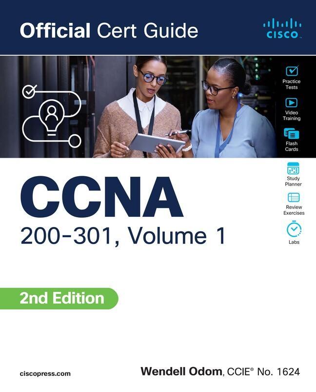 Cover: 9780138229634 | CCNA 200-301 Official Cert Guide, Volume 1 | Wendell Odom | Buch