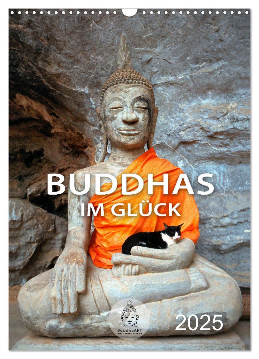 Cover: 9783435891948 | Buddhas im Glück (Wandkalender 2025 DIN A3 hoch), CALVENDO...