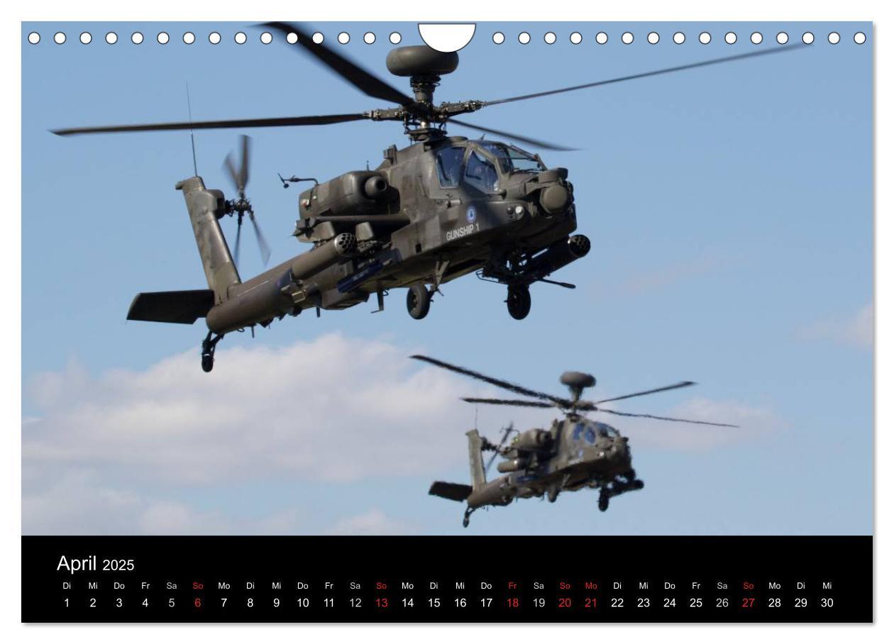 Bild: 9783435472192 | Militärhubschrauber (Wandkalender 2025 DIN A4 quer), CALVENDO...