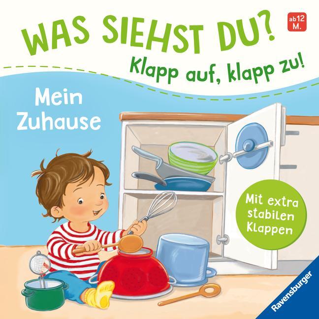 Cover: 9783473418183 | Was siehst du? Klapp auf, klapp zu! Mein Zuhause | Sandra Grimm | Buch