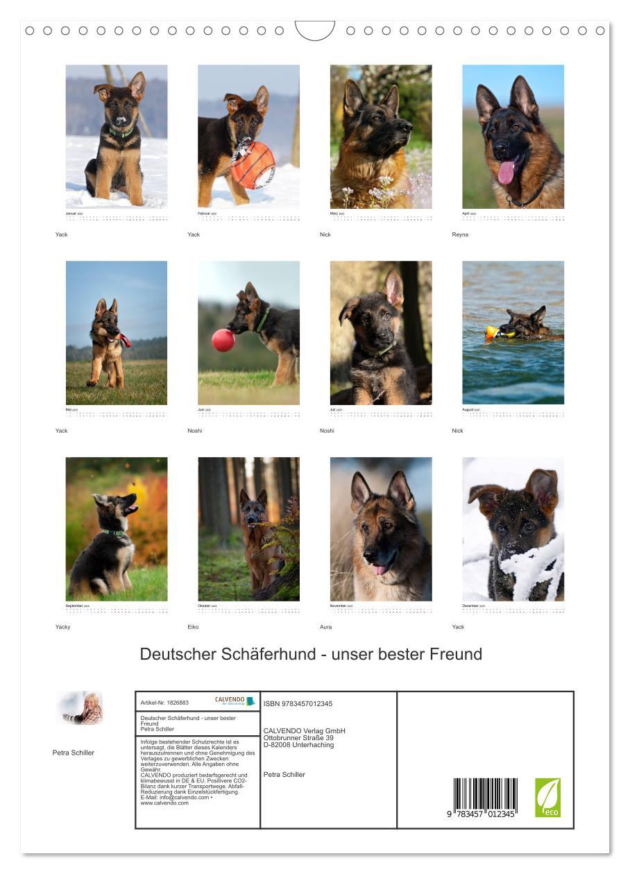 Bild: 9783457012345 | Deutscher Schäferhund - unser bester Freund (Wandkalender 2025 DIN...