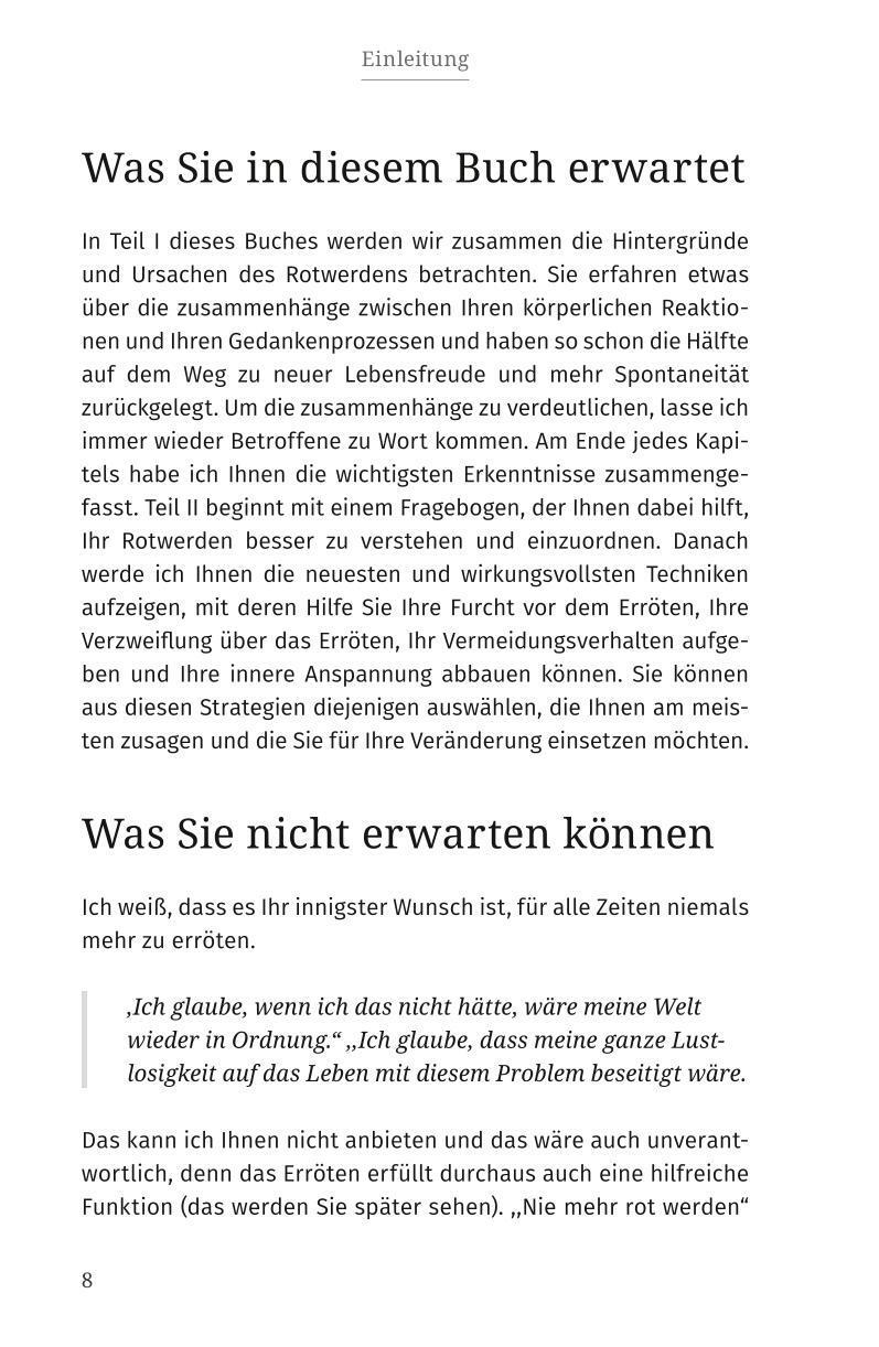 Bild: 9783923614592 | Keine Angst vor dem Erröten | Doris Wolf | Taschenbuch | Deutsch