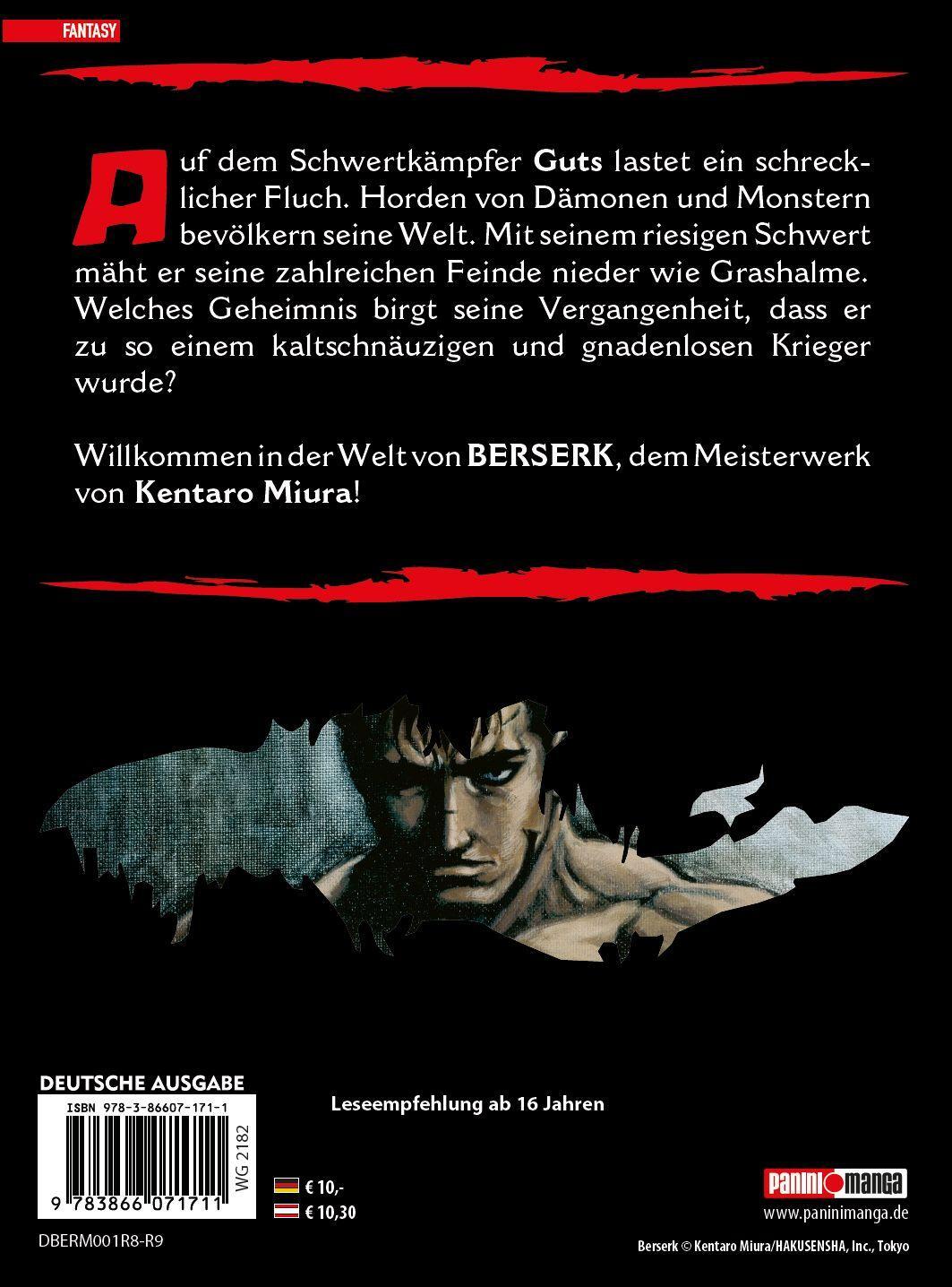 Rückseite: 9783866071711 | Berserk Max 01 | 2 Mangas in einem Band | Kentaro Miura | Taschenbuch