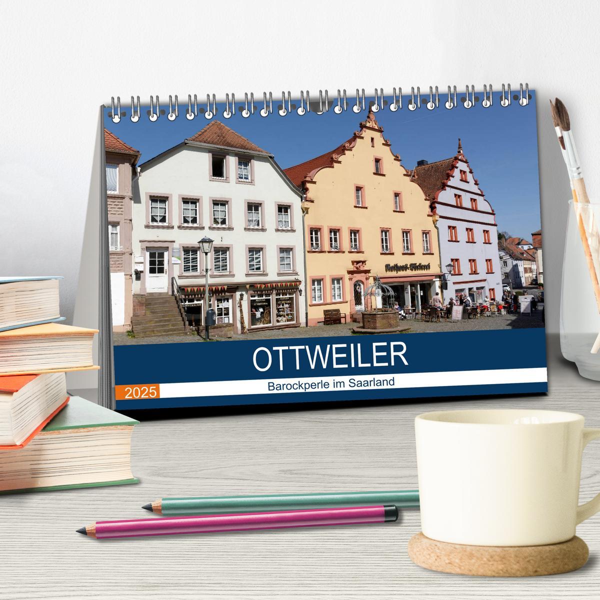 Bild: 9783435325658 | Ottweiler - Barockperle im Saarland (Tischkalender 2025 DIN A5...