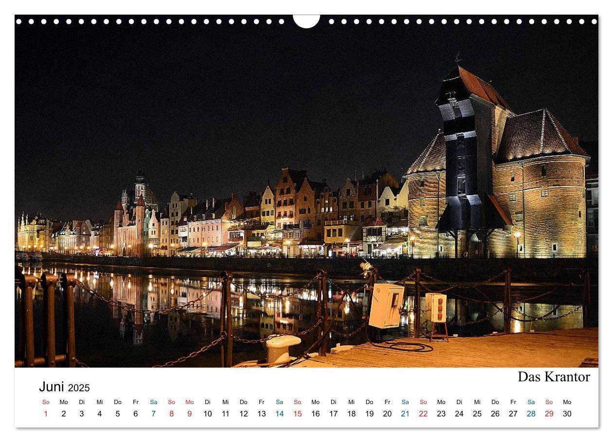 Bild: 9783435492077 | Das alte Danzig - Ein Stadtbummel am Abend (Wandkalender 2025 DIN...