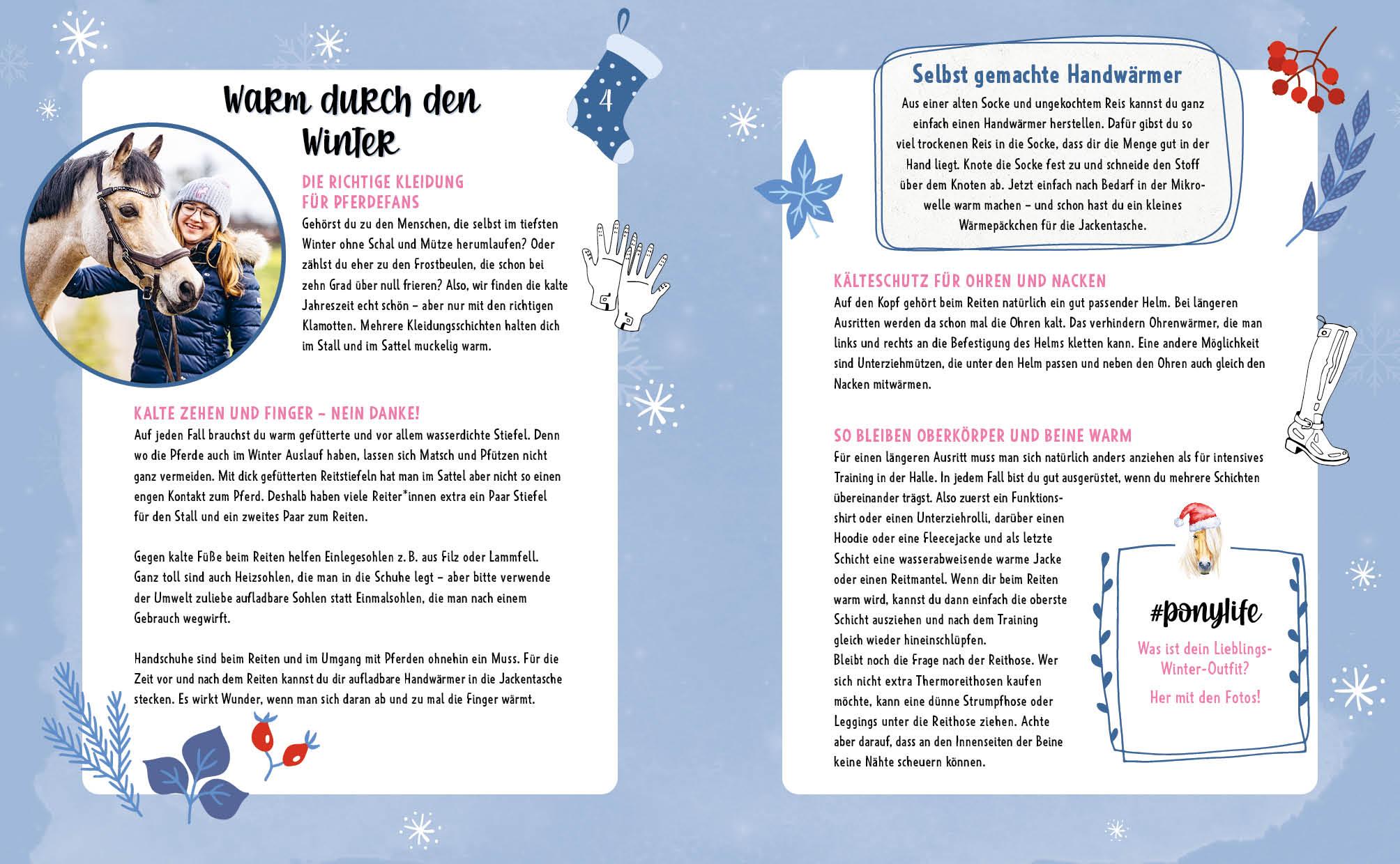 Bild: 9783745912777 | # ponylife - Mein Adventskalenderbuch - Von Lia und Lea | Buch | 2023