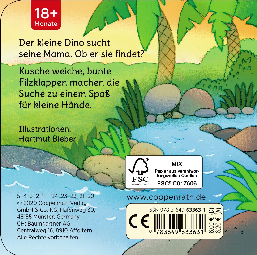 Rückseite: 9783649633631 | minifanten 29: Fühl doch mal, kleiner Dino | Hartmut Bieber | Buch