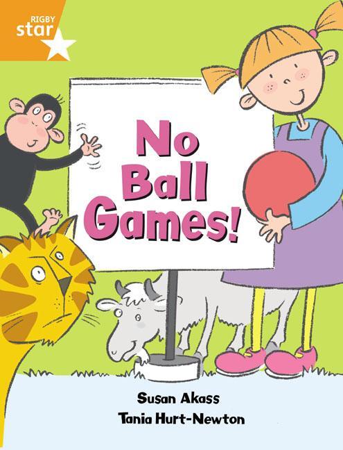 Cover: 9780433028826 | Rigby Star Guided: No Ball Games Orange LEvel Pupil Book (Single)