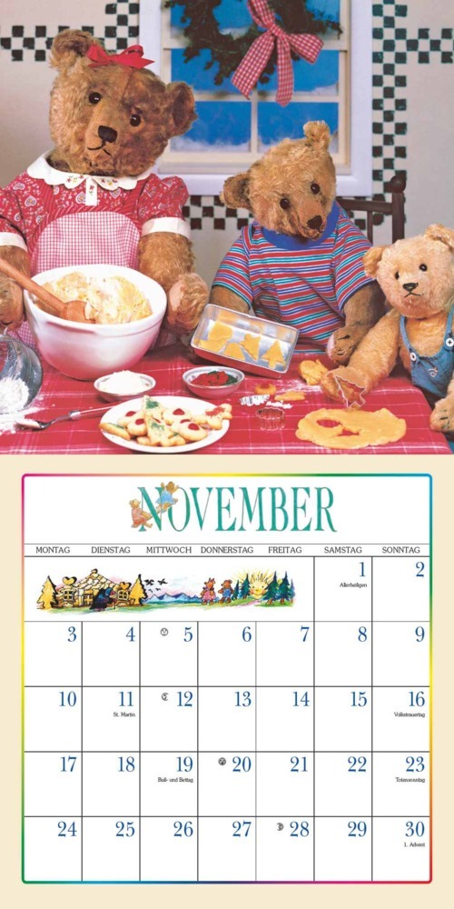 Bild: 4250809653266 | DUMONT - Der Teddybär 2025 Broschürenkalender, 30x30cm,...