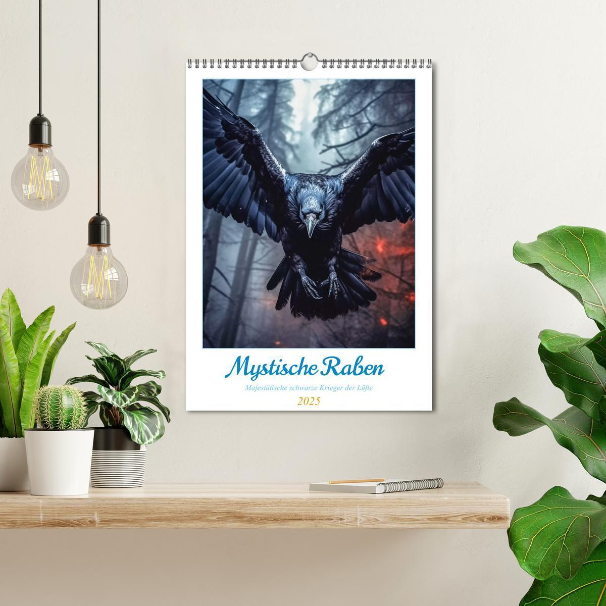 Bild: 9783435865024 | Mystische Raben (Wandkalender 2025 DIN A3 hoch), CALVENDO...