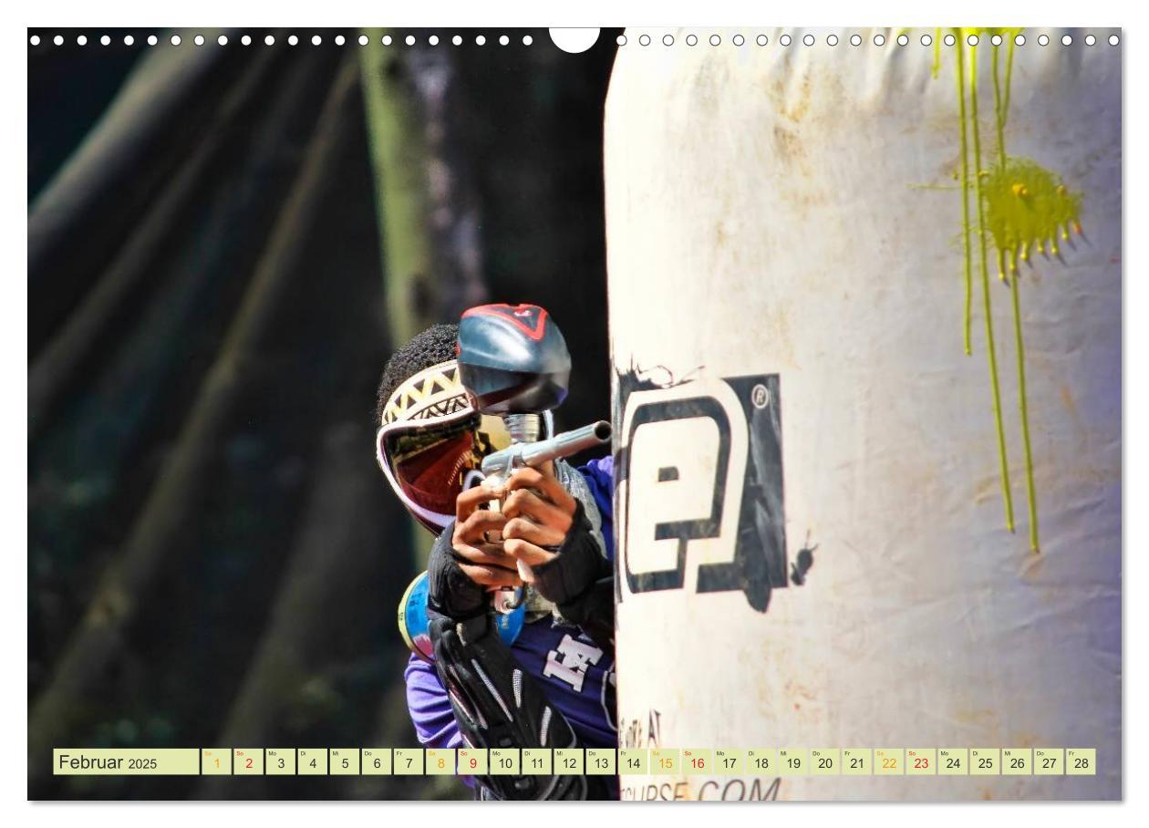 Bild: 9783435471553 | Paintball - so cool (Wandkalender 2025 DIN A3 quer), CALVENDO...