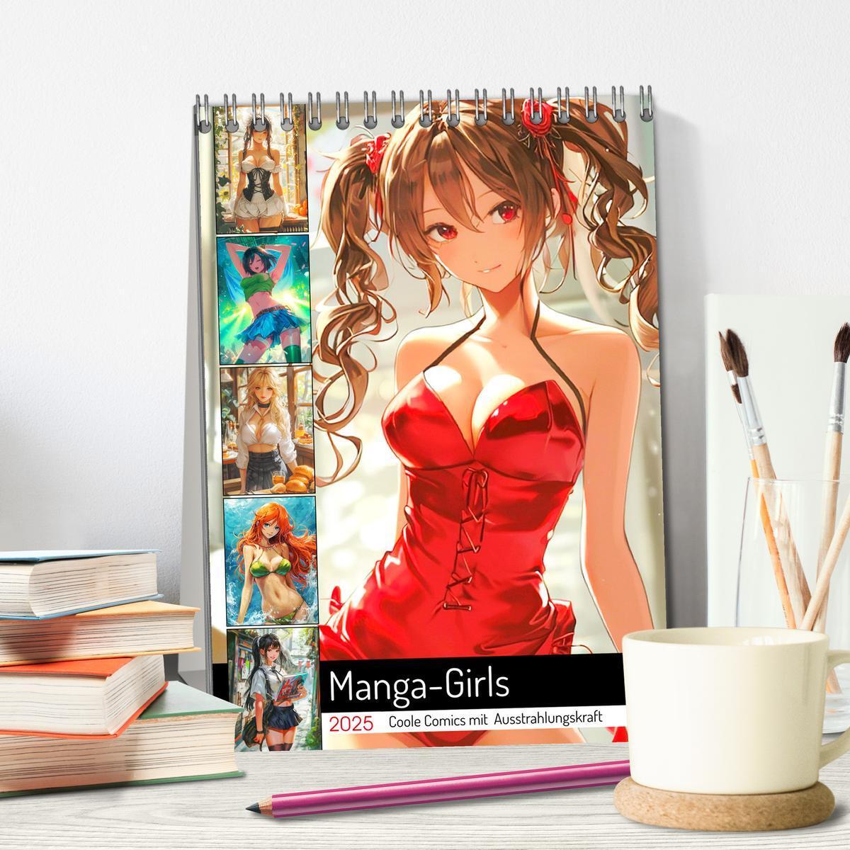 Bild: 9783383810893 | Manga-Girls. Coole Comics mit Ausstrahlungskraft (Tischkalender...