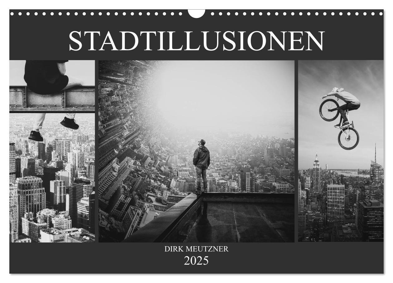 Cover: 9783435442720 | Stadtillusionen (Wandkalender 2025 DIN A3 quer), CALVENDO...