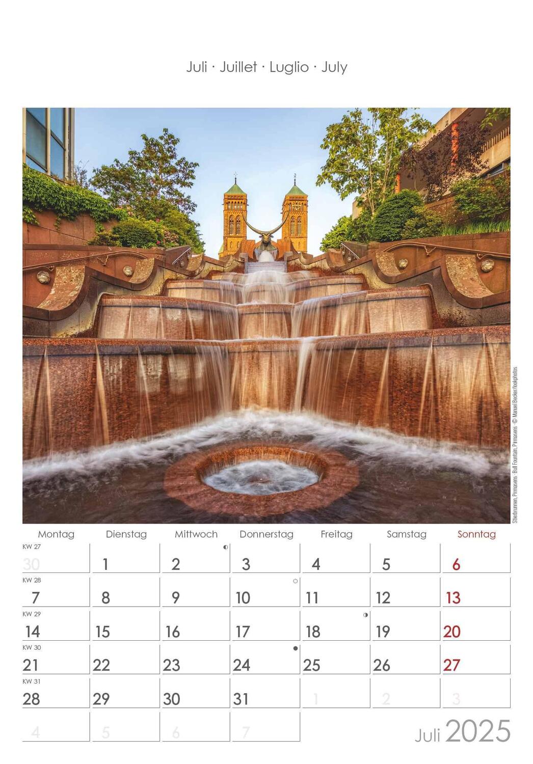 Bild: 4251732343200 | Rheinland-Pfalz 2025 - Bild-Kalender 23,7x34 cm - Regional-Kalender...