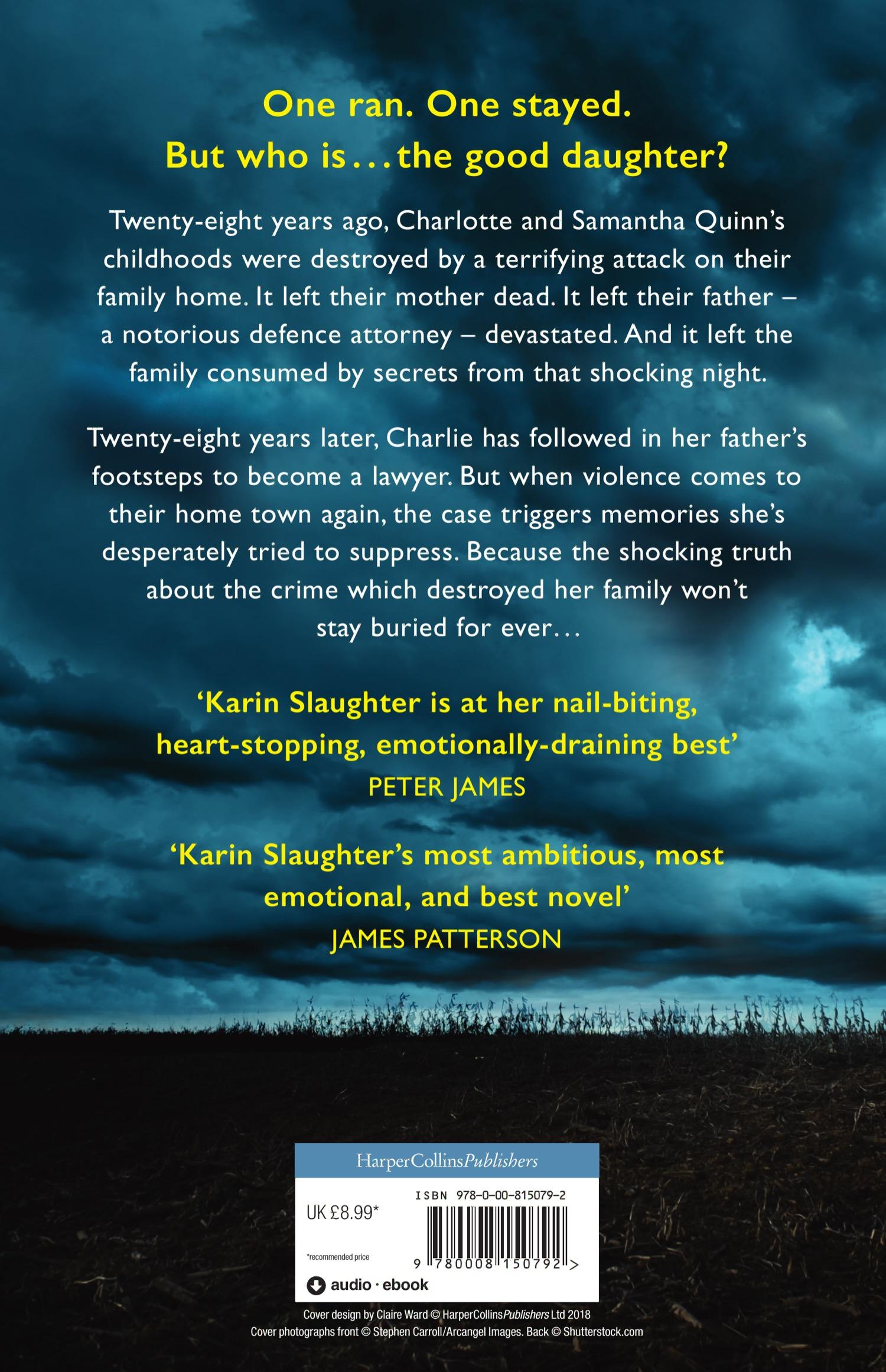 Rückseite: 9780008150792 | The Good Daughter | Karin Slaughter | Taschenbuch | Englisch | 2018