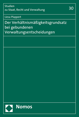 Cover: 9783848757671 | Der Verhältnismäßigkeitsgrundsatz bei gebundenen...