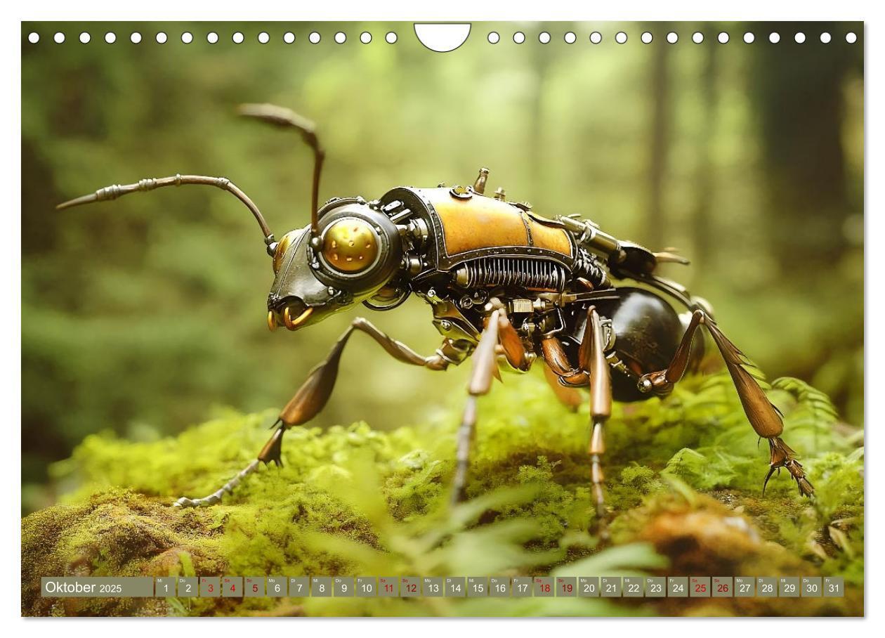 Bild: 9783457185742 | Die fantastische Welt der Steampunk-Insekten (Wandkalender 2025 DIN...