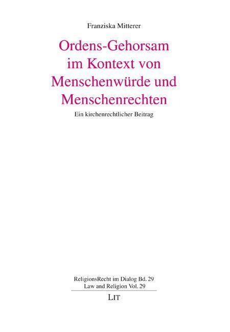 Cover: 9783643149015 | Ordens-Gehorsam im Kontext von Menschenwürde und Menschenrechten