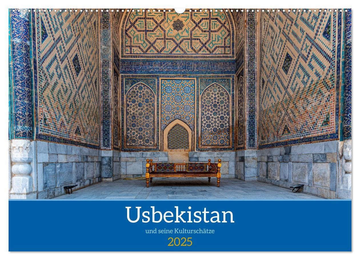 Cover: 9783457131763 | Usbekistan und seine Kulturschätze (Wandkalender 2025 DIN A2 quer),...