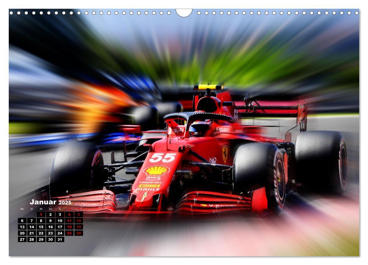 Bild: 9783435000821 | Leidenschaft Formel 1 (Wandkalender 2025 DIN A3 quer), CALVENDO...