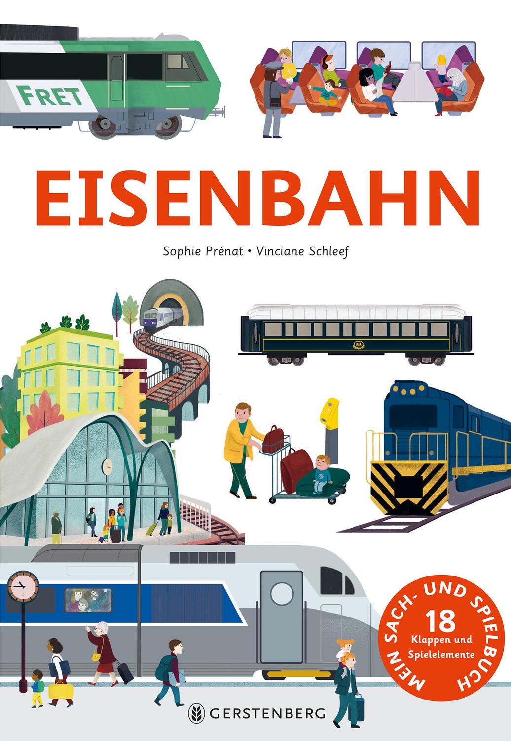 Cover: 9783836960670 | Eisenbahn | Mein Sach- und Spielbuch mit 18 Klappen und Spielelementen