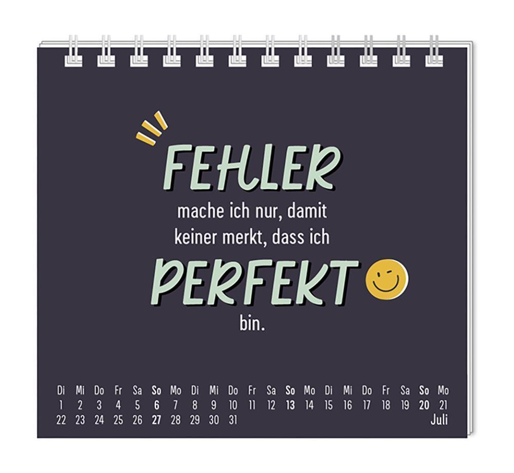 Bild: 9783986361082 | Mini-Kalender 2025 Nett kann ich auch | Mini-Kalender | Original