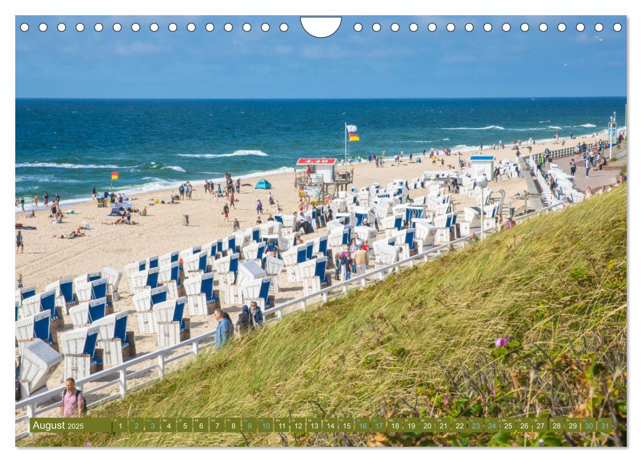 Bild: 9783457214091 | Sylt süchtig (Wandkalender 2025 DIN A4 quer), CALVENDO Monatskalender