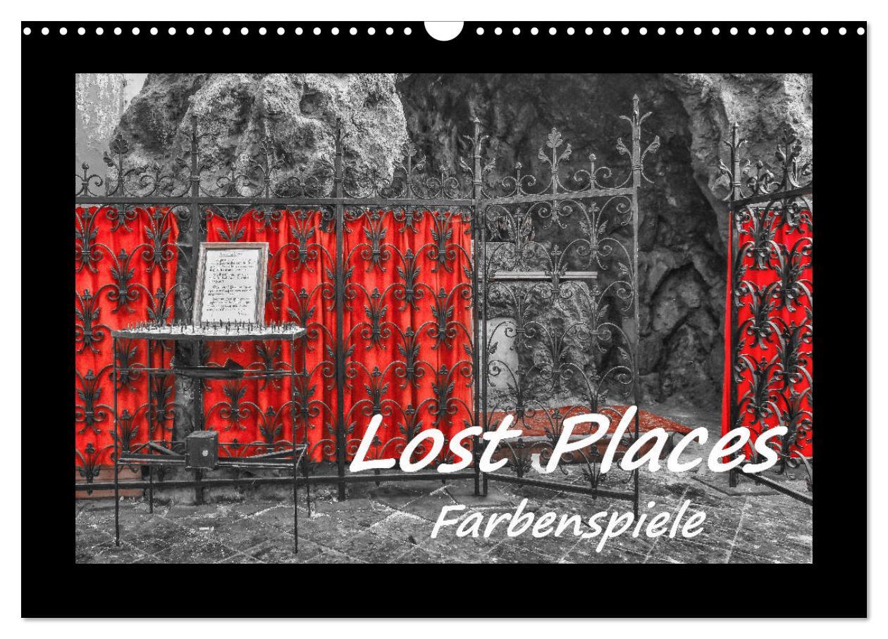 Cover: 9783435255610 | Lost Places - Farbenspiele (Wandkalender 2025 DIN A3 quer),...