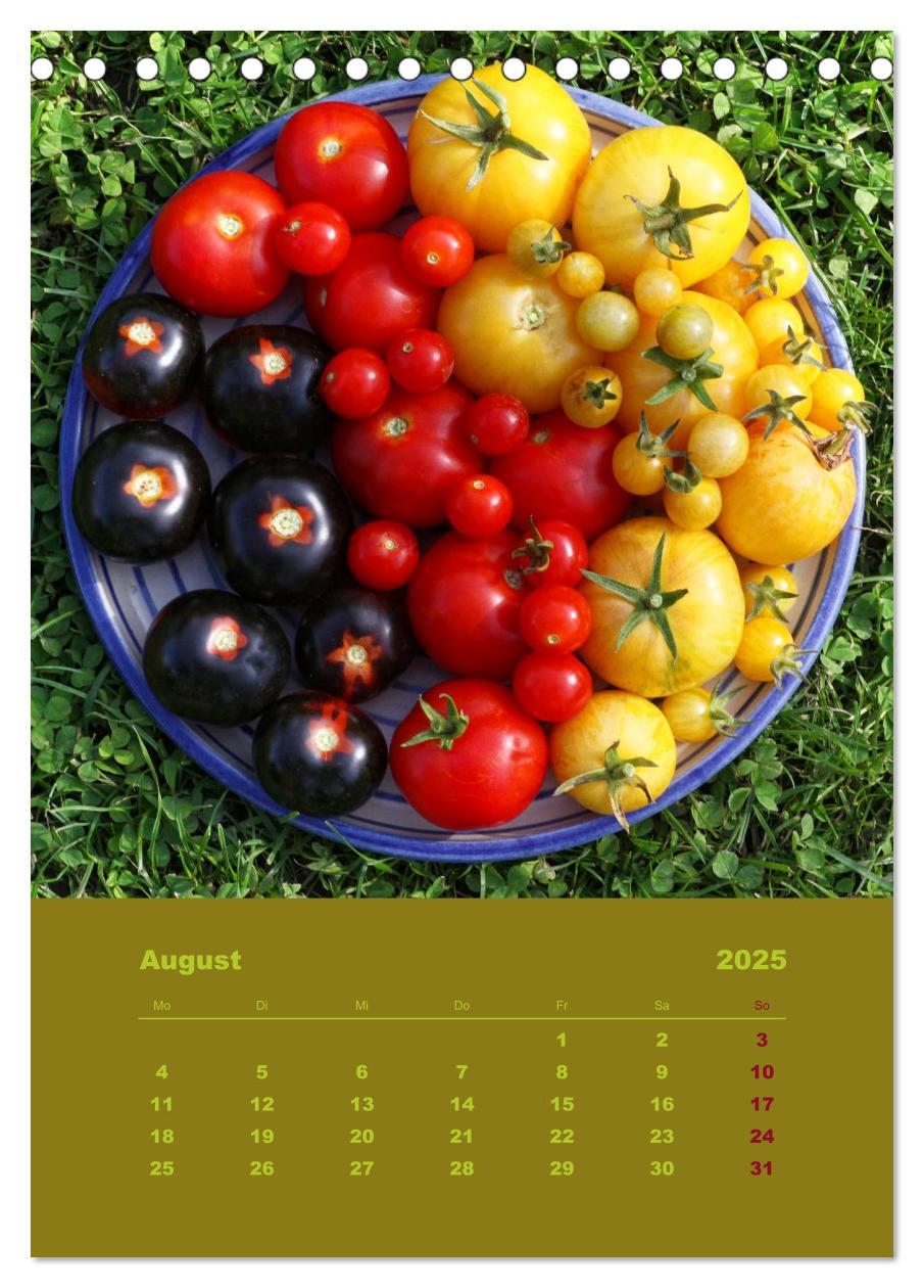 Bild: 9783457054673 | Tomaten - Alles BIO! (Tischkalender 2025 DIN A5 hoch), CALVENDO...