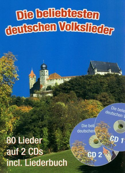 Cover: 9783932839436 | Die beliebtesten deutschen Volkslieder, m. 2 Audio-CDs | Hildner