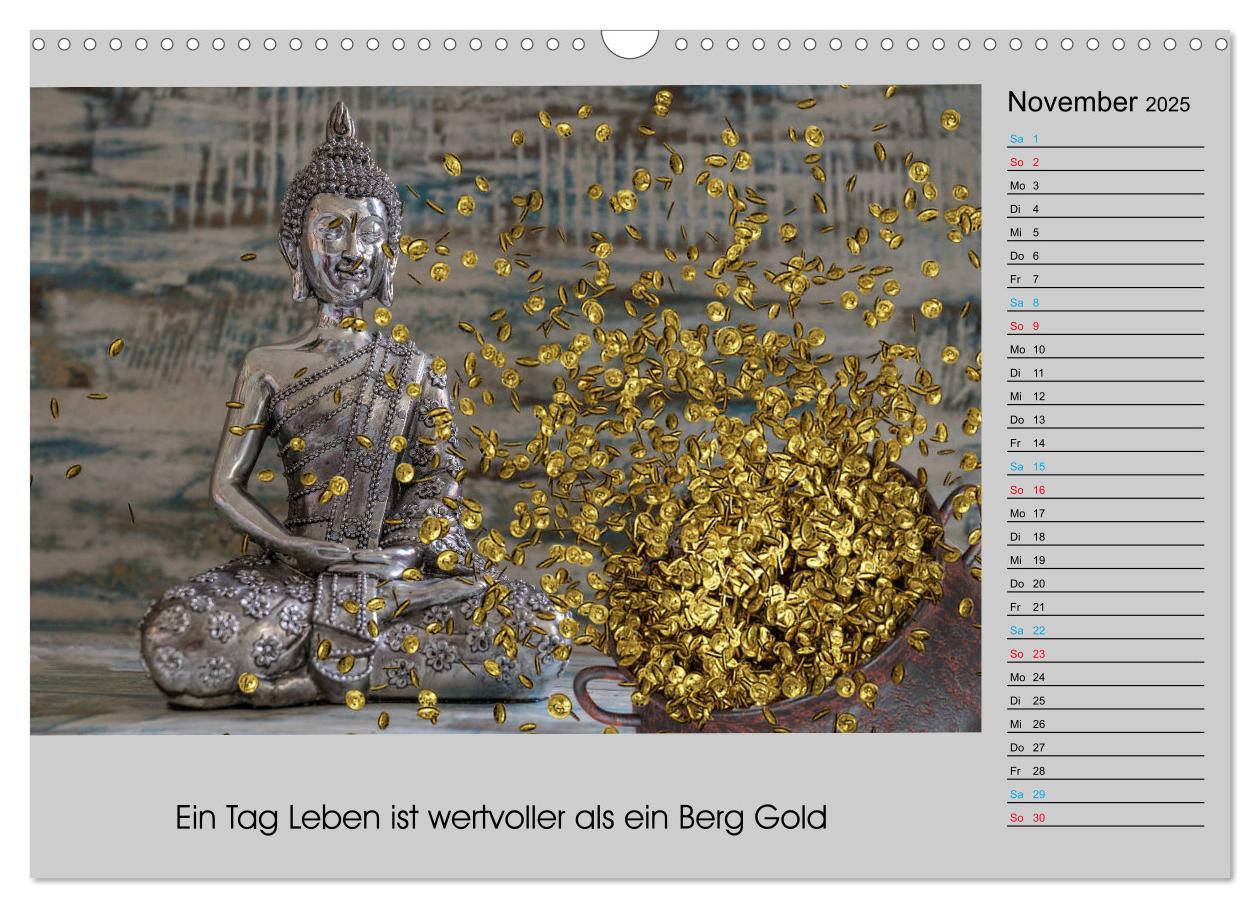 Bild: 9783435301690 | Lebenskraft Buddha (Wandkalender 2025 DIN A3 quer), CALVENDO...