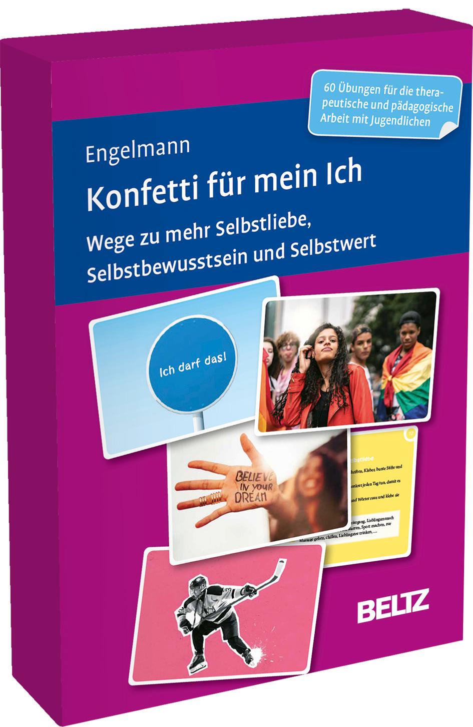 Cover: 4019172101176 | Konfetti für mein Ich | Bea Engelmann | Box | BeltzTherapiekarten