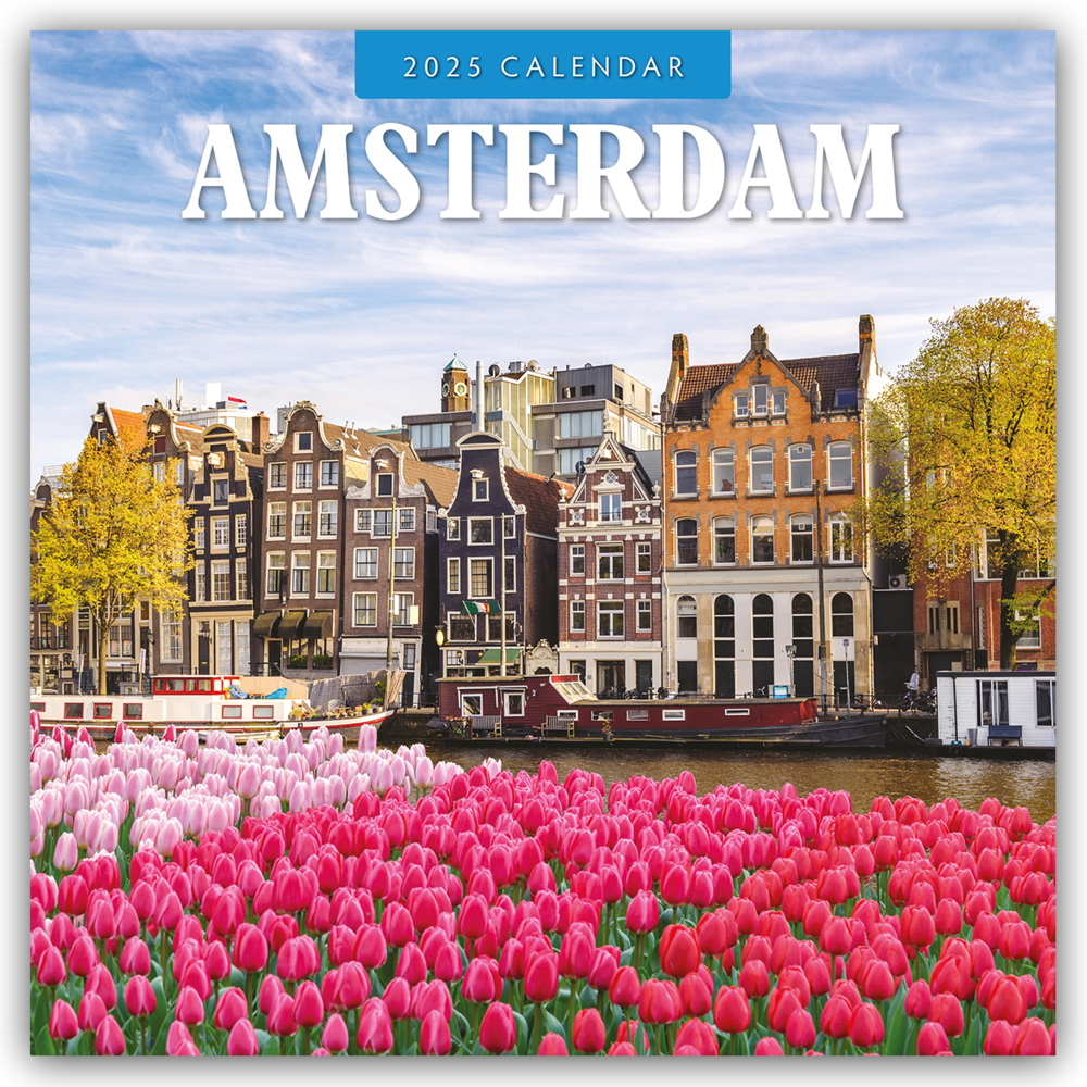 Cover: 9781804426173 | Amsterdam 2025 - 16-Monatskalender | Red Robin Publishing Ltd | 14 S.