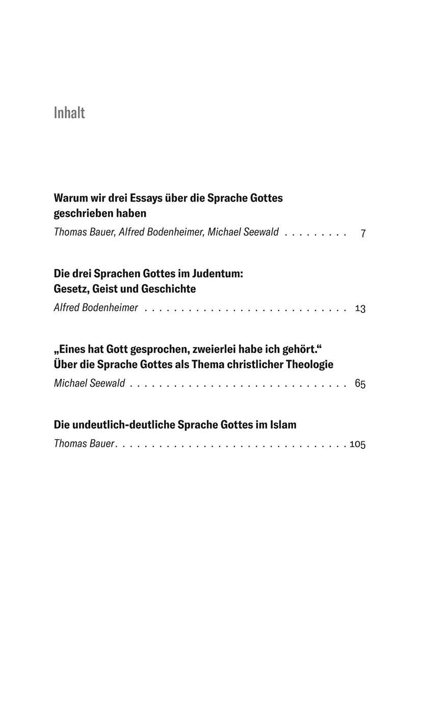 Bild: 9783806244946 | Welche Sprache spricht Gott? | Thomas Bauer (u. a.) | Buch | 160 S.