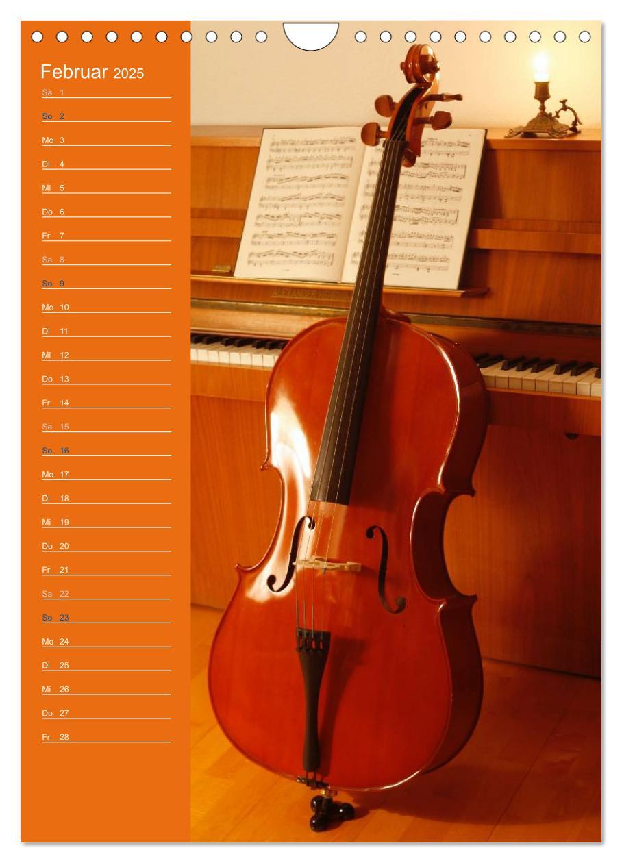 Bild: 9783457010891 | Geliebtes Cello (Wandkalender 2025 DIN A4 hoch), CALVENDO...