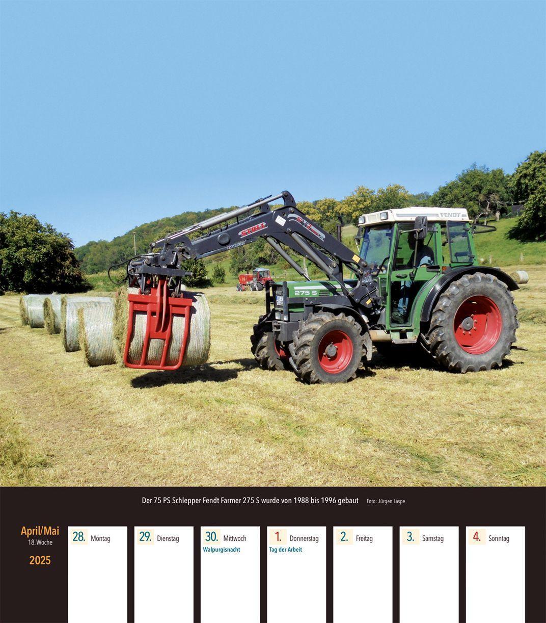 Bild: 9783751611183 | Fendt Traktoren 2025 | Wochenkalender mit 53 Abbildungen | Kalender