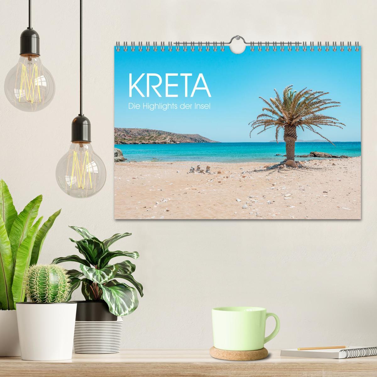 Bild: 9783383997396 | Kreta - Die Highlights der Insel (Wandkalender 2025 DIN A4 quer),...