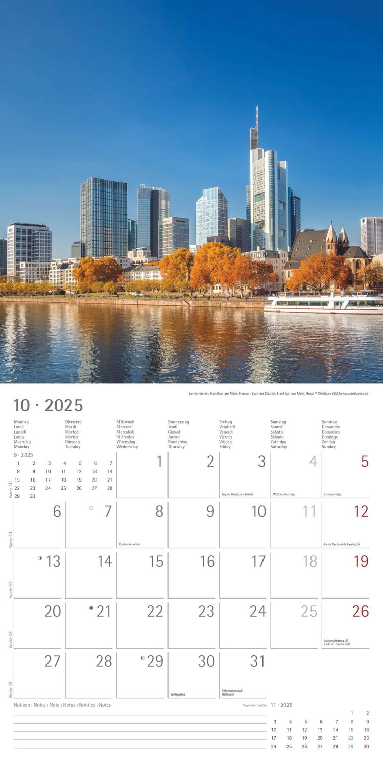 Bild: 4251732343088 | Deutschland 2025 - Broschürenkalender 30x30 cm (30x60 geöffnet) -...