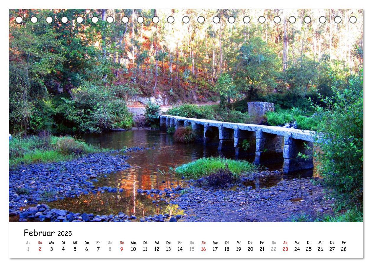 Bild: 9783435557059 | Jakobsweg - Camino Portugues (Tischkalender 2025 DIN A5 quer),...