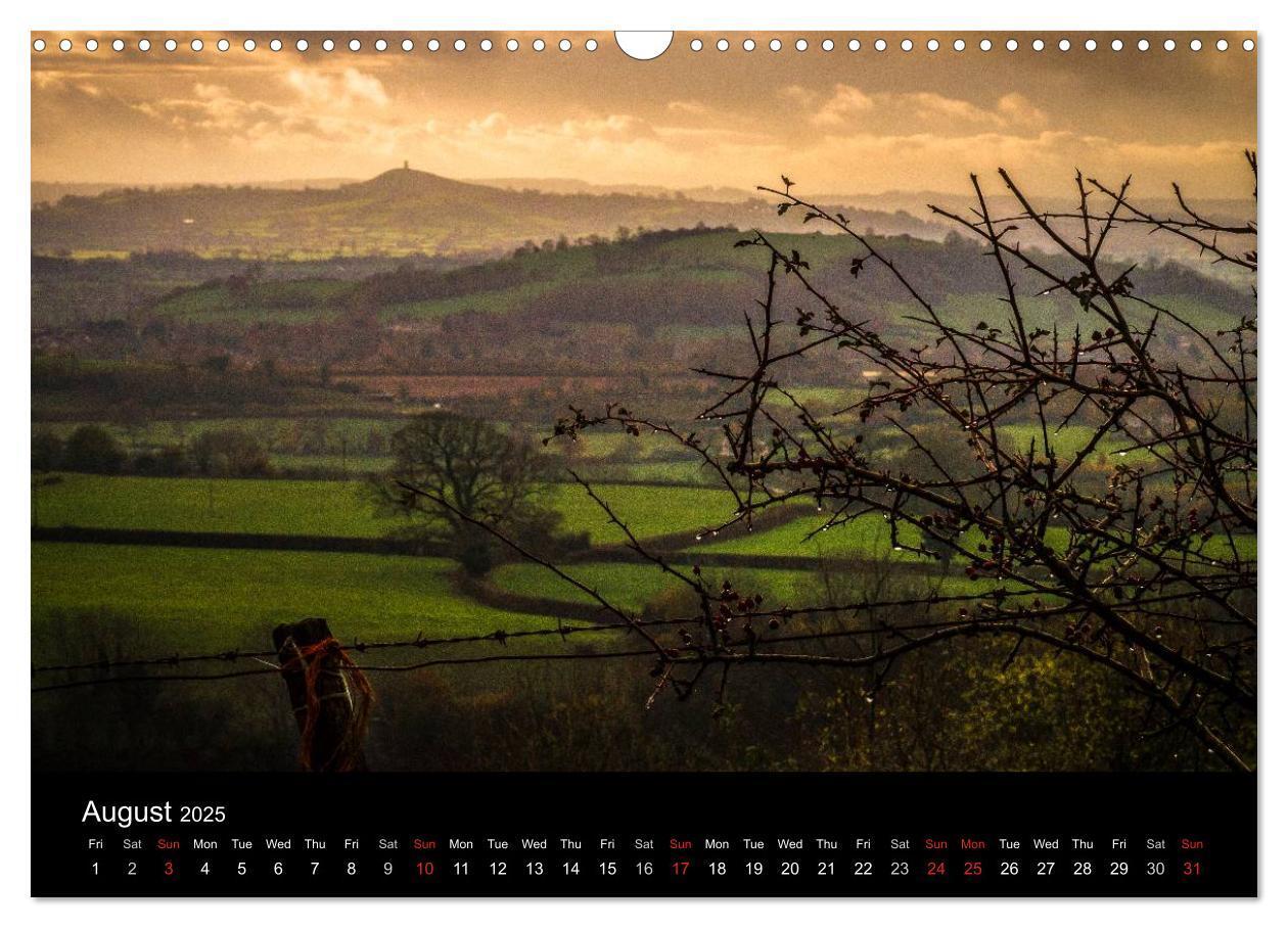 Bild: 9781325956449 | Glastonbury Tor (Wall Calendar 2025 DIN A3 landscape), CALVENDO 12...