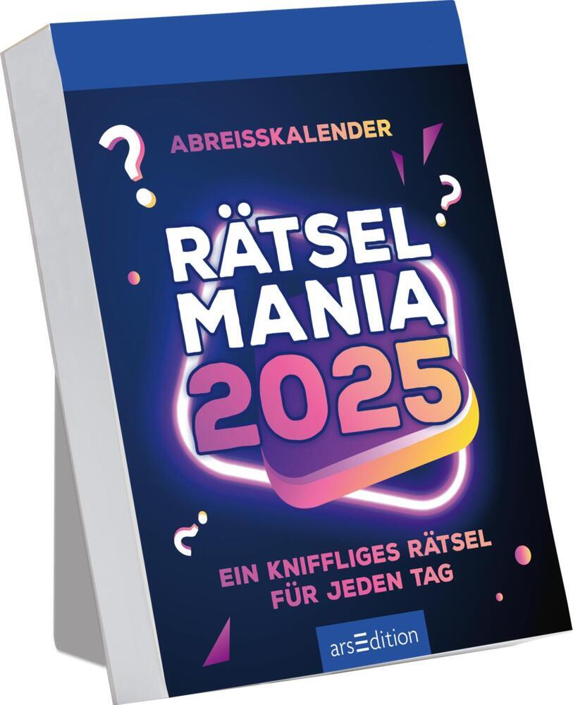 Cover: 4014489132936 | Abreißkalender Rätselmania 2025 | Ein kniffliges Rätsel für jeden Tag